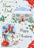 Mum & Dad Christmas - Traditional House & Champagne