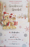 Grandma & Grandad Christmas - Cute 2 bears