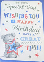 Open Male Birthday - Cute Star Great
