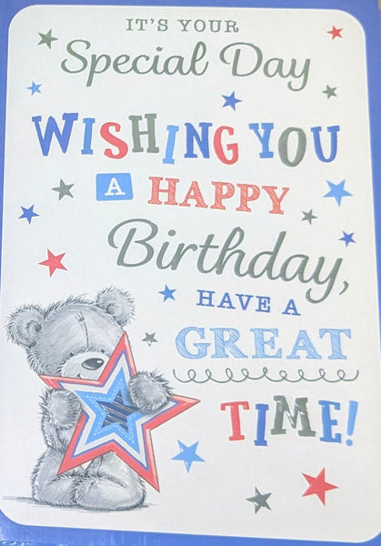 Open Male Birthday - Cute Star Great