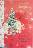 Auntie & Uncle Christmas - Cute Red