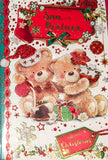 Son & Partner Christmas - Cute Bears With Gifts