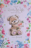 Wife Birthday - Bear Sitting