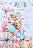 Daughter Birthday - Cute Bear On Boxes