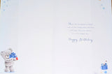 Uncle Birthday - Cute Grey Bear & Stars