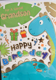 Grandson Birthday - Dinosaur Right