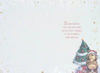 Grandad Christmas - Cute Bear & Tree