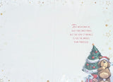 Grandad Christmas - Cute Bear & Tree
