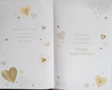 Wife Anniversary - Large 8 Page Traditional Hearts