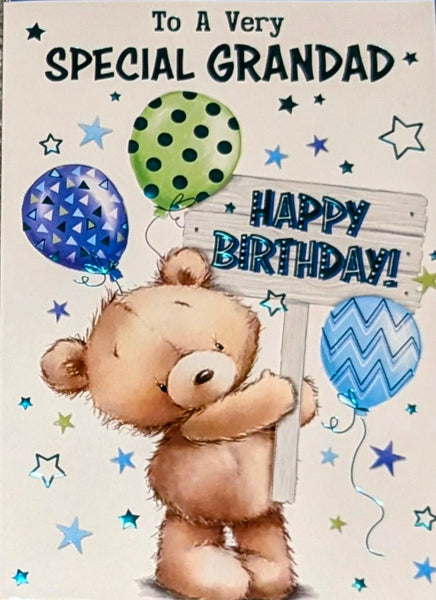 Grandad Birthday - Cute Happy Birthday Sign
