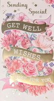 Get Well - Slim Traditional Bunting