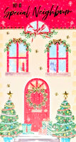 Neighbour Christmas - Slim Red Door