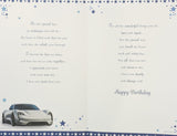 Husband Birthday - Large 8 page Car