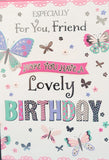 Friend Birthday - Traditional Butterfly (lovely)
