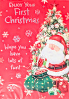 Babys 1st Christmas - Santa & Tree