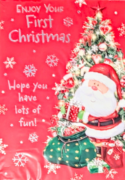 Babys 1st Christmas - Santa & Tree