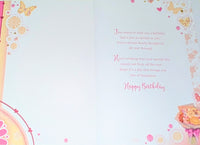 Friend Birthday - Traditional Flowers Bouquet & Hearts