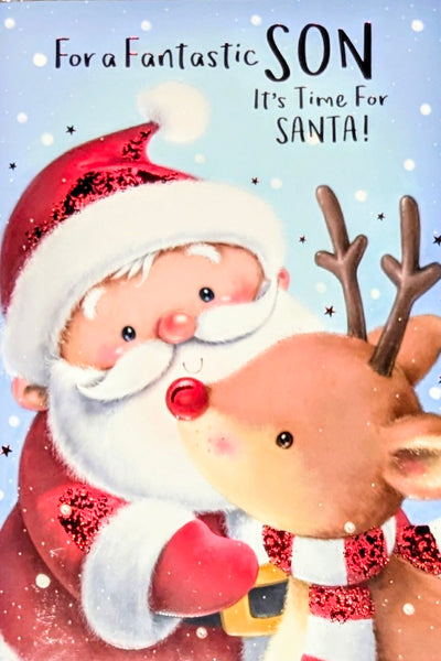 Son Christmas - Santa & Rudolph