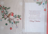 Daughter & Partner Christmas - Traditional Robin