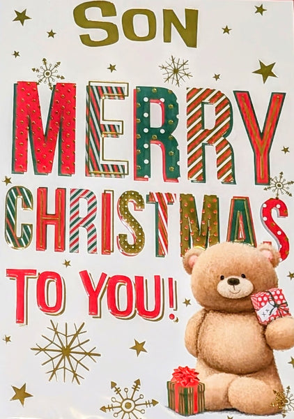Son Christmas - Cute Bear Merry