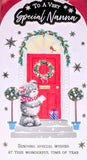 Nanna Christmas - Slim Cute Red Door