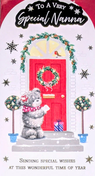 Nanna Christmas - Slim Cute Red Door