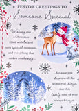 Someone Special Christmas - Large Snowman & Deer