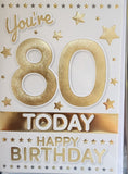 80 Birthday Male  - 80 Today