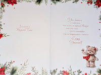 Mum Christmas - Cute Robin Words