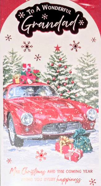 Grandad Christmas - Slim Traditional Car