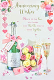 Your Anniversary - Traditional Champagne & Flowers