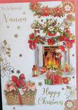 Nanna Christmas - Traditional Fireplace