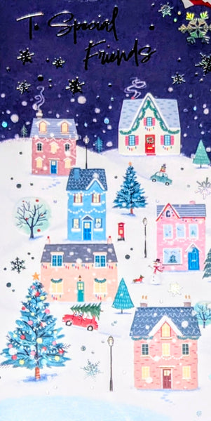 Friends Christmas - Slim Traditional Houses