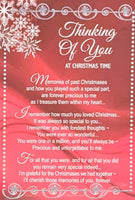 Thinking Of You Christmas Grave Card