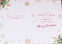 One I love Christmas - Large Traditional Holly & Words