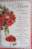 Mum Christmas - Traditional Flowers Words