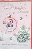 Daughter Christmas - Cute pink penguin