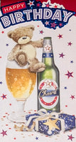 Open Male Birthday - Slim Cute Beer
