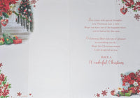 Cousin Christmas - Traditional Stairs & Flowers