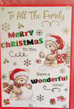 To All The Family Christmas - Cute Snowball