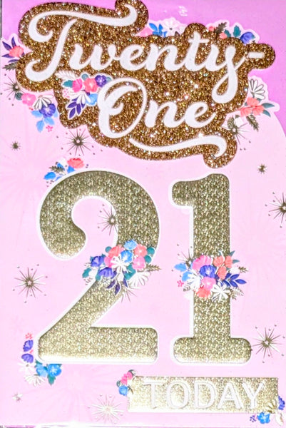 21 Birthday Female - Platinum Gold