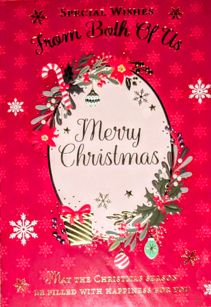 From Both Of Us Christmas - Traditional Red Merry