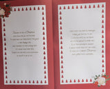 Wife Christmas - Large 8 Page Red With love