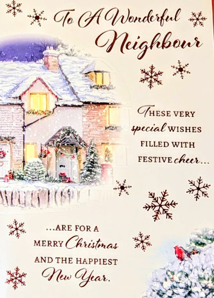 Neighbour Christmas - House & Robin Wonderful