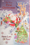 Baby's first  Christmas - Large Santa
