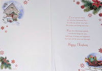 To All The Family Christmas - Traditional Sleigh & House