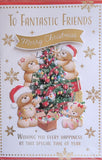 Friends Christmas - Cute Bears and tree
