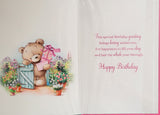 Gran Birthday - Cute Bear and Gate
