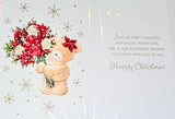 Sister Christmas - Cute Bear With Bouquet