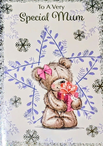 Mum Christmas - Cute Lilac Star